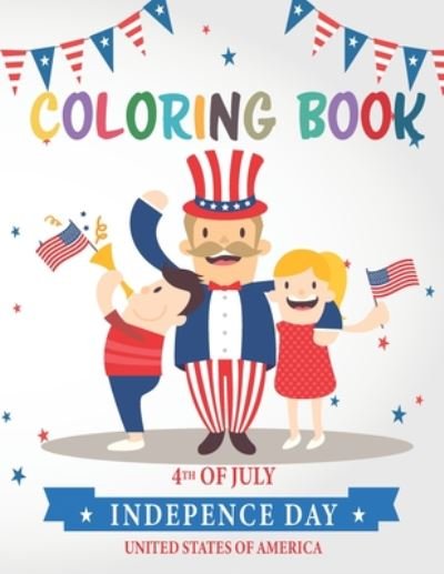 Bookino 4 July · 4th Of July Coloring Book (Paperback Bog) (2020)