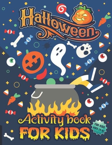Cover for Parth Madhov · Halloween Activity Books For Kids 4-8 (Taschenbuch) (2020)