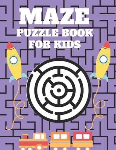 Cover for Aymane Jml · Maze puzzle Book For Kids (Pocketbok) (2021)