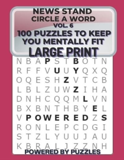 Cover for Powered Puzzles · News Stand Circle a Word Vol.6 (Pocketbok) (2021)