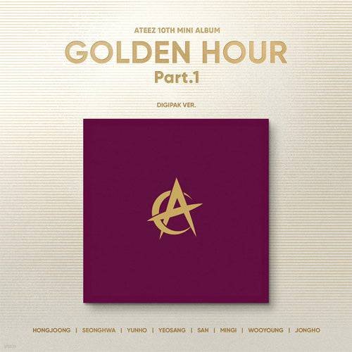 Cover for ATEEZ · Golden Hour pt.1 (CD/Merch) [Korean Digipack Bundle with POB edition] (2024)