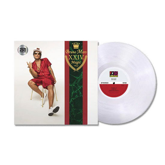 Cover for Bruno Mars · 24k Magic (Clear Vinyl) (LP) [Limited Clear Vinyl edition] (2023)