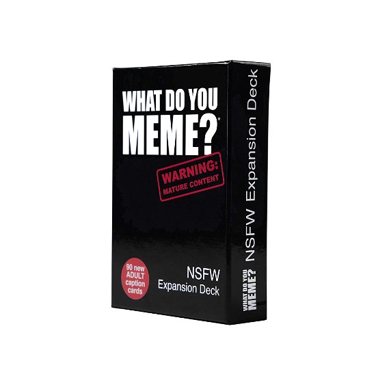 What Do You Meme NSFW Expansion Pack -  - Produtos - VR DISTRIBUTION - 0810816030340 - 5 de abril de 2019