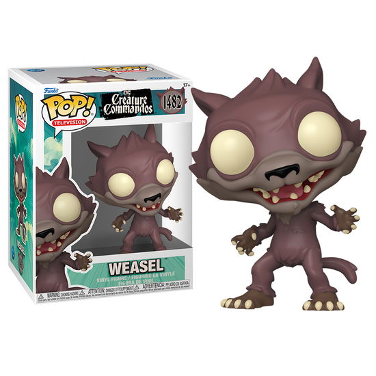 Funko Pop Television Creature Commandos S1 Weasel - Pop Television Creature Commandos - Produtos - Funko - 0889698810340 - 28 de fevereiro de 2025