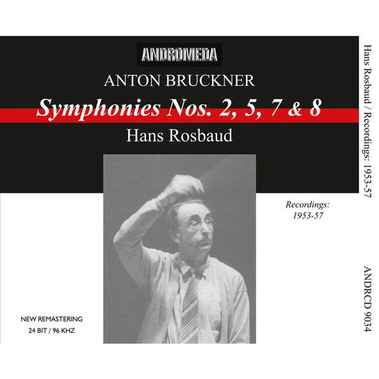 Syms 2 5 7 & 8 - Bruckner - Music - Andromeda - 3830257490340 - June 10, 2014