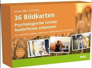 Cover for Sandra Diller · 36 Bildkarten Psychologische Grundbedürfnisse erkennen: Für Coaching, Training, Supervision, Mentoring und Consulting. Mit 24-seitigem Booklet. (Coachingkarten) (Bok) (2023)