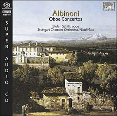 Cover for Tomaso Albinoni · Albinoni: Oboe Concertos (Schilli) (CD) (2008)