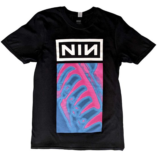 Nine Inch Nails Unisex T-Shirt: Pretty Hate Machine Neon - Nine Inch Nails - Koopwaar -  - 5056012059340 - 
