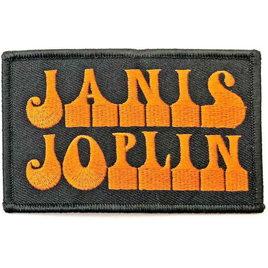 Janis Joplin Standard Woven Patch: Logo - Janis Joplin - Produtos -  - 5056368600340 - 