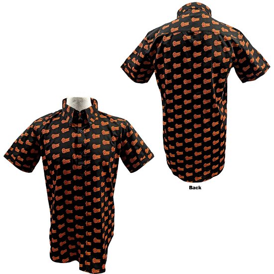 David Bowie Unisex Casual Shirt: Logo Pattern (All Over Print) - David Bowie - Merchandise -  - 5056368613340 - 