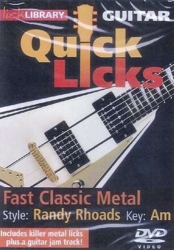 Cover for Jamie Humphries · Lick Library Quick Licks Randy Rhoads Fa (DVD) (2010)