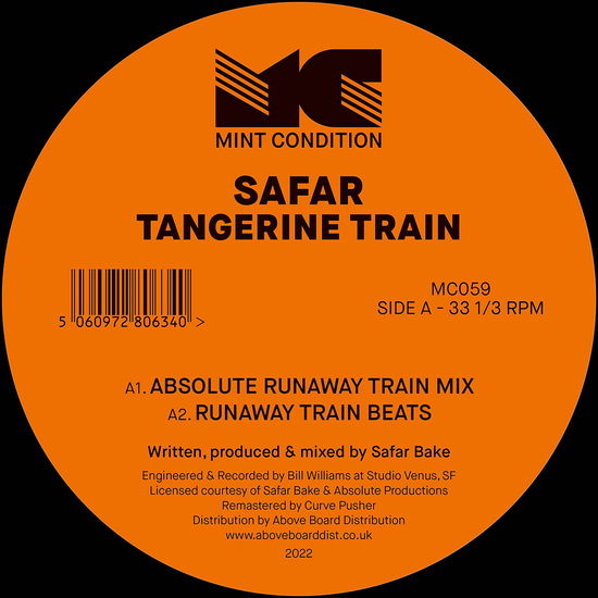 Tangerone Train - Safar - Music - MINT CONDITION - 5060972806340 - February 24, 2023