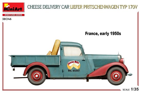 MiniArt - 1/35 Liefer Pritischenwagen T.170v Cheese Deliv. (3/23) * - MiniArt - Merchandise -  - 5905090346340 - 
