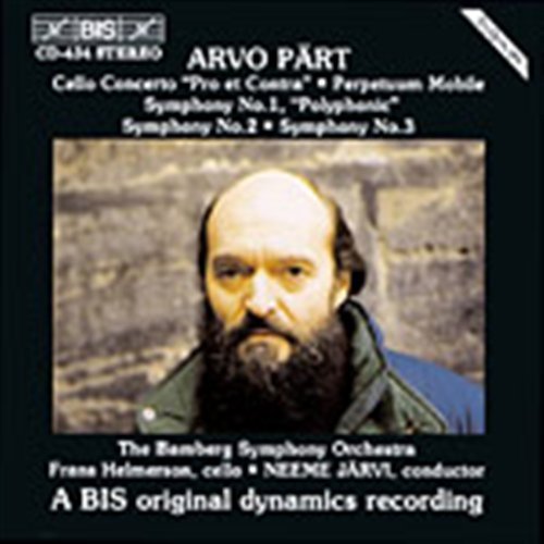 Cover for Part / Jarvi · 3 Symphonies / Cello Concertos (CD) (1992)