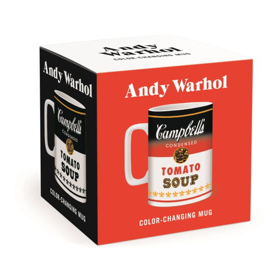 Warhol Soup Can Color Changing Ceramic Mug - Galison - Merchandise - Galison - 9780735383340 - February 13, 2025