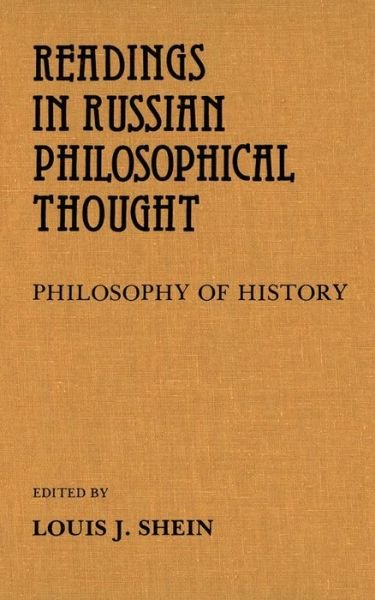 Cover for Readings in Russian Philosophical Thought: Philosophy of History (Paperback Book) (1977)