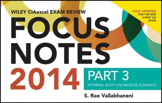 Cover for S. Rao Vallabhaneni · Wiley CIAexcel Exam Review 2014 Focus Notes (Internal Audit Knowledge Elements) - Wiley CIA Exam Review Series (Paperback Book) (2014)