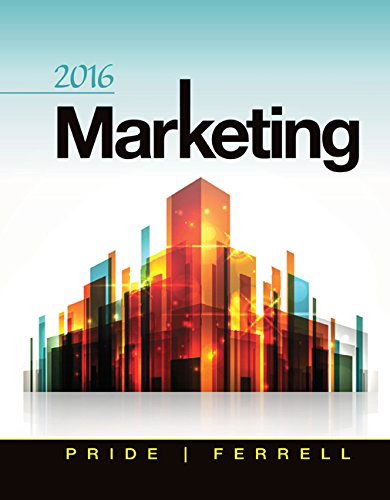 Cover for Pride, William (Texas A&amp;M University) · Marketing 2016 (Paperback Book) (2015)