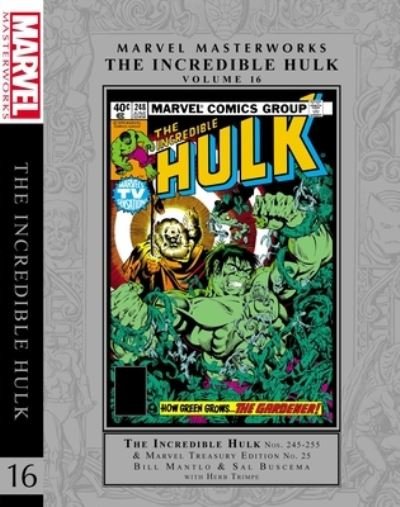 Cover for Bill Mantlo · Marvel Masterworks: The Incredible Hulk Vol. 16 (Gebundenes Buch) (2022)