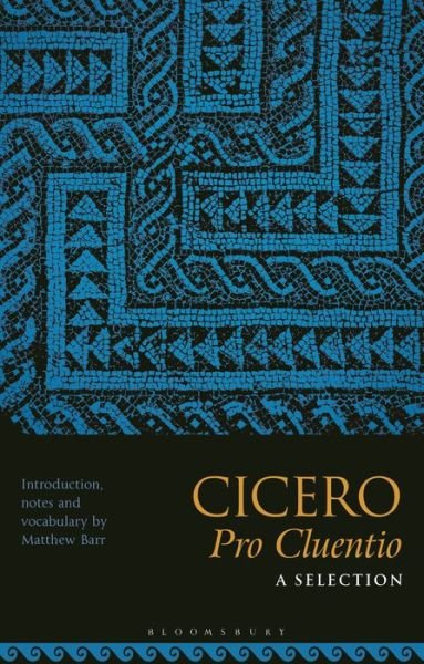 Cover for Barr Matthew · Cicero, Pro Cluentio: A Selection (Paperback Book) (2021)