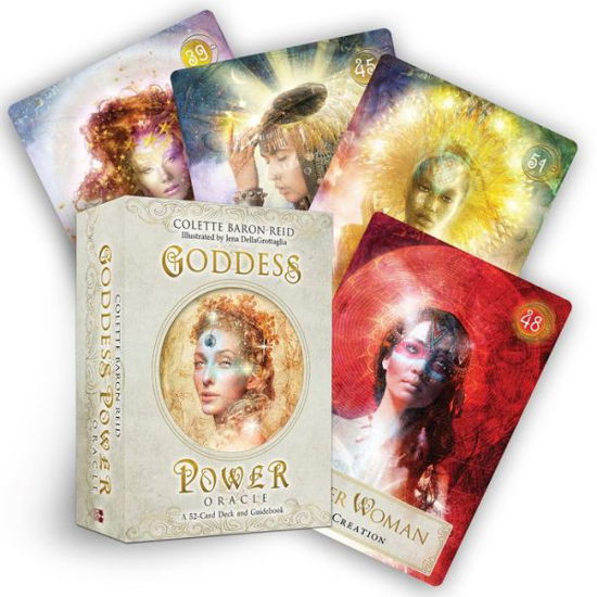 Cover for Colette Baron-Reid · Goddess Power Oracle (Standard Edition): A 52-Card Deck and Guidebook — Goddess Love Oracle Cards for Healing, Inspiration and Divination (Flashcards) [Standard edition] (2020)