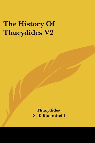 The History of Thucydides V2 - Thucydides - Books - Kessinger Publishing, LLC - 9781430490340 - January 17, 2007