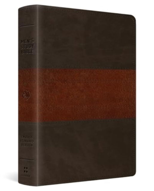 Cover for ESV Men's Study Bible (Leather Book) (2025)