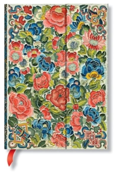 Cover for Paperblanks · Pear Garden (Peking Opera Embroidery) Midi Lined Hardcover Journal - Peking Opera Embroidery (Hardcover Book) (2021)