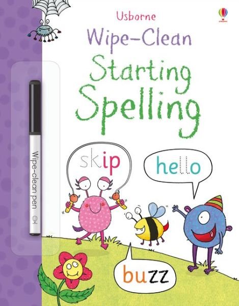 Wipe-clean Starting Spelling - Wipe-Clean - Jane Bingham - Books - Usborne Publishing Ltd - 9781474922340 - August 1, 2017