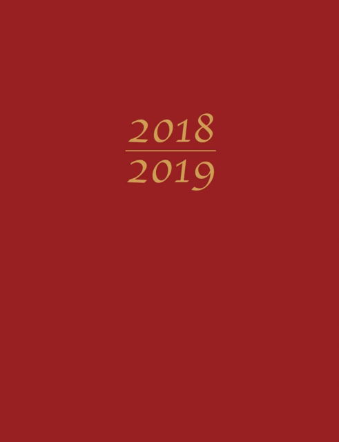 Cover for Editors of Thunder Bay Press · Large 2019 Planner Red (Paperback Book) (2018)