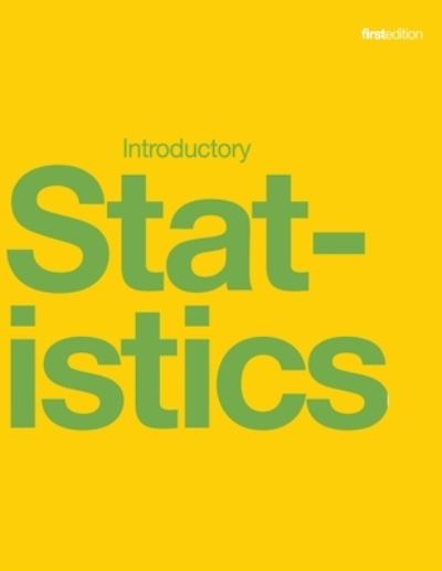 Cover for Barbara Illowsky · Introductory Statistics (paperback, b&amp;w) (Paperback Book) (2023)