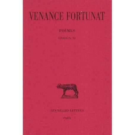 Cover for Venance Fortunat · Poèmes (Collection Des Universites De France Serie Latine) (French Edition) (Paperback Book) [French edition] (2004)