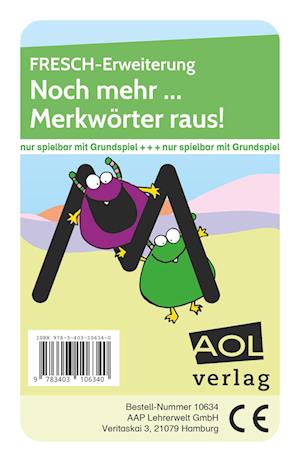 Cover for Corinne Zimmermann · FRESCH-Erweiterung: Noch mehr... Merkwörter raus! (GAME) (2021)