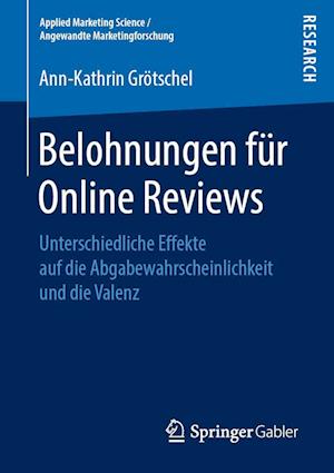 Cover for Grötschel · Belohnungen fuer Online Reviews (Book) [1. Aufl. 2019 edition] (2019)