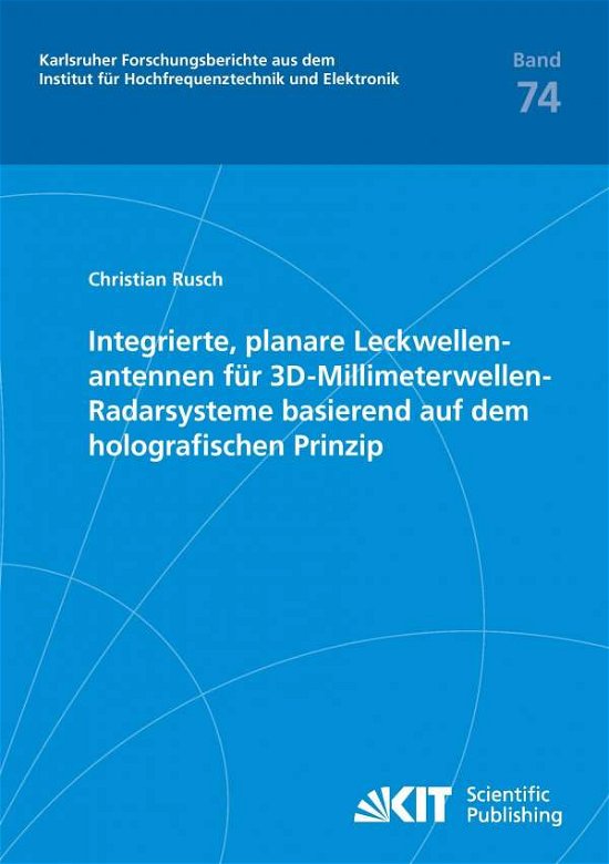 Cover for Rusch · Integrierte, planare Leckwellenan (Bok) (2014)