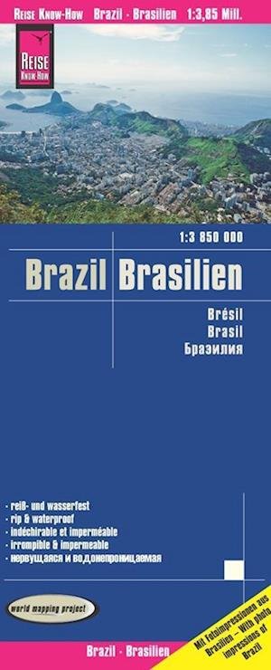 Reise Know-How Verlag Peter Rump · Brazil (1:3,850,000) (Landkart) (2019)
