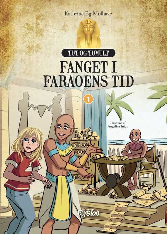 Cover for Kathrine Eg Mølhave · Tut og tumult: Fanget i faraoens tid (Hardcover Book) [1th edição] (2021)