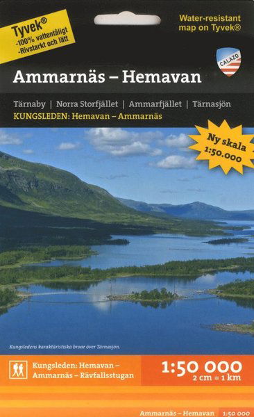 Cover for Kungsleden: Ammarnäs - Hemavan 1:50.000 (Stationery) (2020)