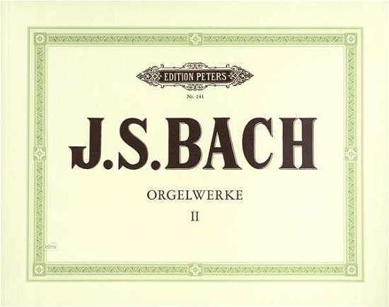 Cover for Bach · Complete Organ Works Vol.2 (Partitur) (2001)
