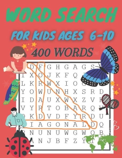 Cover for Alhachimi Hichem · Word Search for Kids Ages 6-10 (Paperback Bog) (2021)