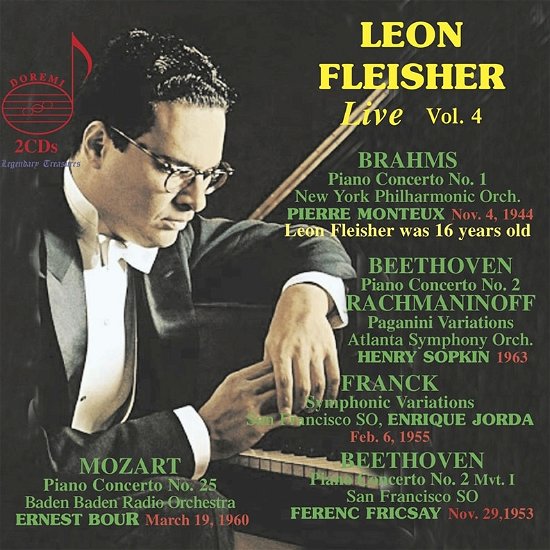 Leon Fleisher Live Vol 4 - Leon Fleisher - Musikk - DOREMI - 0061297818341 - 30. september 2022