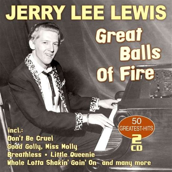 Cover for Jerry Lee Lewis · Great Balls of Fire-50 Greatest H (CD) (2018)