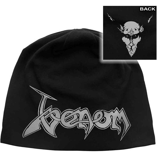 Cover for Venom · Venom Unisex Beanie Hat: Black Metal (Back Print) (Kläder) [Black - Unisex edition]