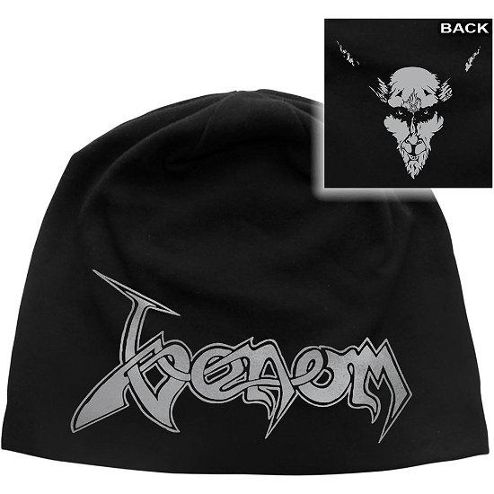 Venom Unisex Beanie Hat: Black Metal (Back Print) - Venom - Merchandise -  - 5055339754341 - 