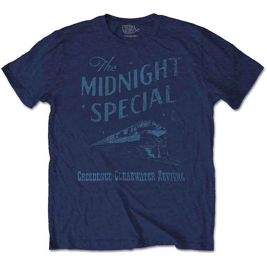 Cover for Creedence Clearwater Revival · Creedence Clearwater Revival Unisex T-Shirt: Midnight Special (T-shirt) [size S] [Blue - Unisex edition] (2020)