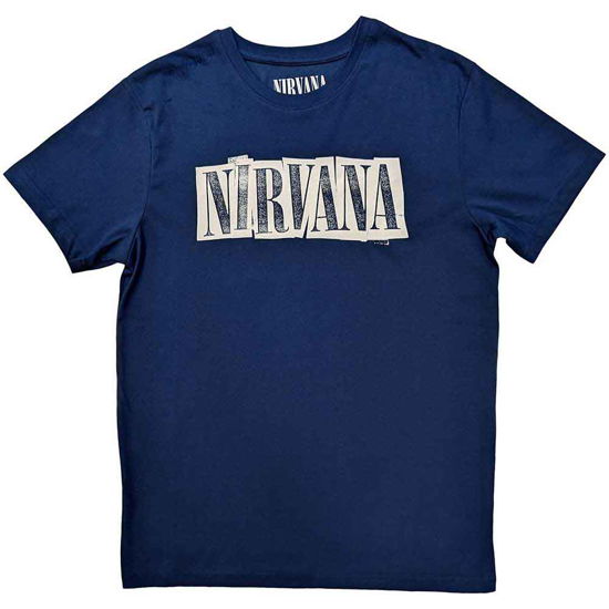 Nirvana Unisex T-Shirt: Box Logo - Nirvana - Koopwaar -  - 5056561091341 - 