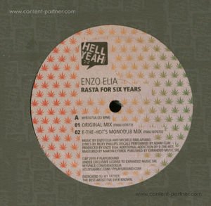 Cover for Enzo Elia · Rasta for Six Years (12&quot;) (2010)