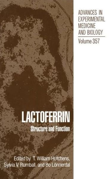 Cover for Lactoferrin:Structure and Function (Advances in Experimental Medicine and Biology) (Hardcover bog) (1995)