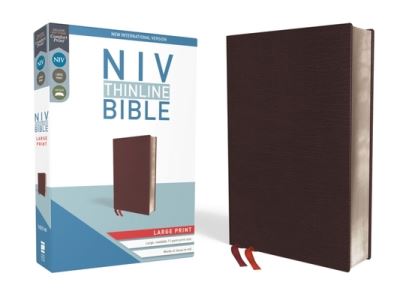 NIV, Thinline Bible, Large Print - Zondervan - Kirjat - HarperCollins Publishers - 9780310448341 - tiistai 21. marraskuuta 2017