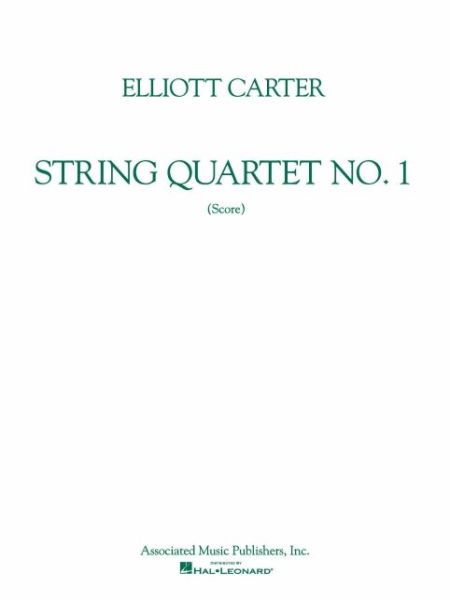 Cover for Elliott Carter · String Quartet No. 1 (1951) (Spiral Book) (1987)